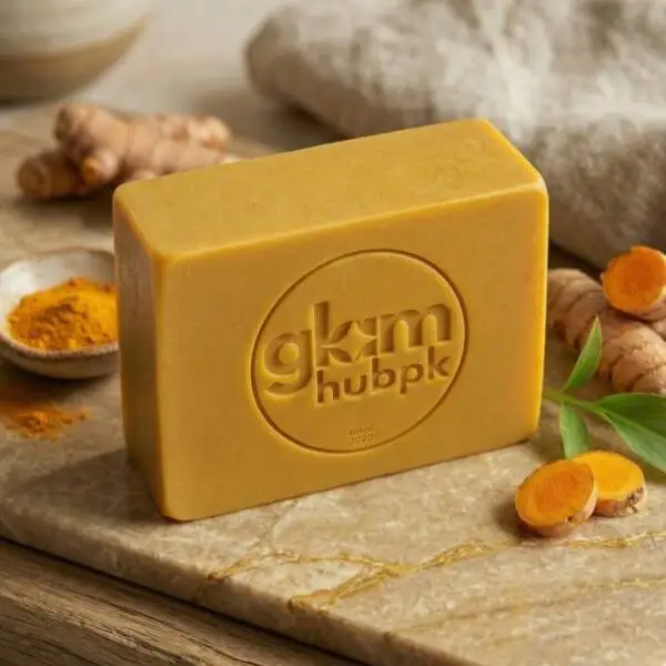 Turmeric Soap by GlamHubPK natural herbal skin brightening soap Pakistan