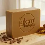 Turmeric Sandal Herbal Soap Pakistan – Natural Skin Brightening & Acne Control | GlamHubPK
