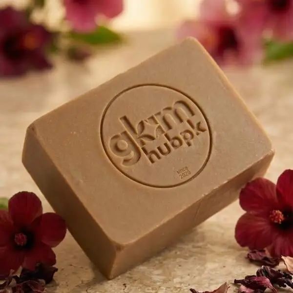 Hibiscus Glow Herbal Soap Pakistan – Natural Skin Brightening | GlamHubPK