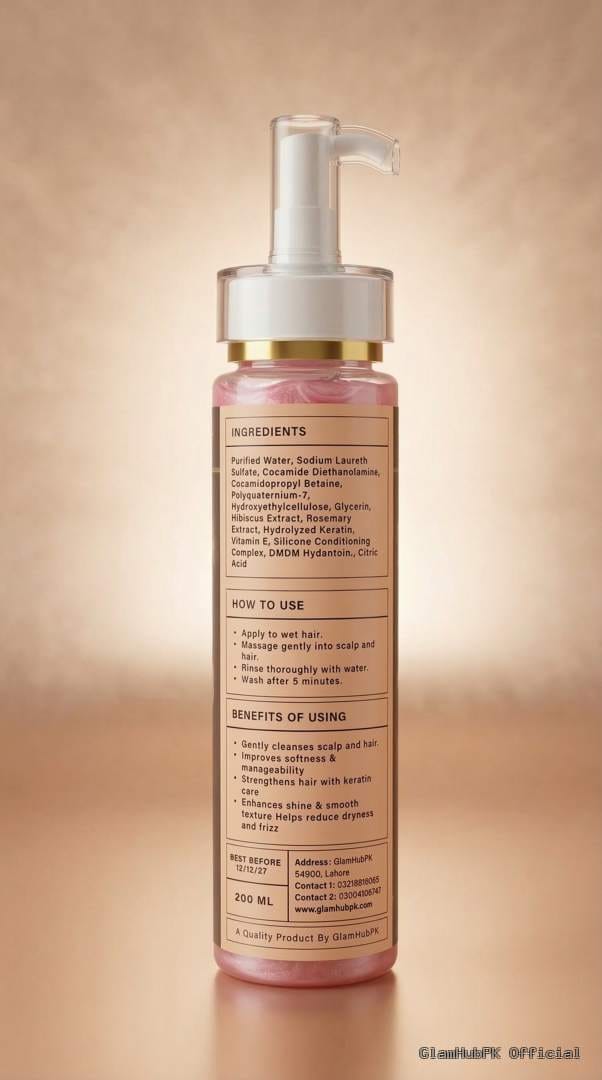 Rose Velvet Luxecare Shampoo – Herbal Shampoo Pakistan | GlamHubPK