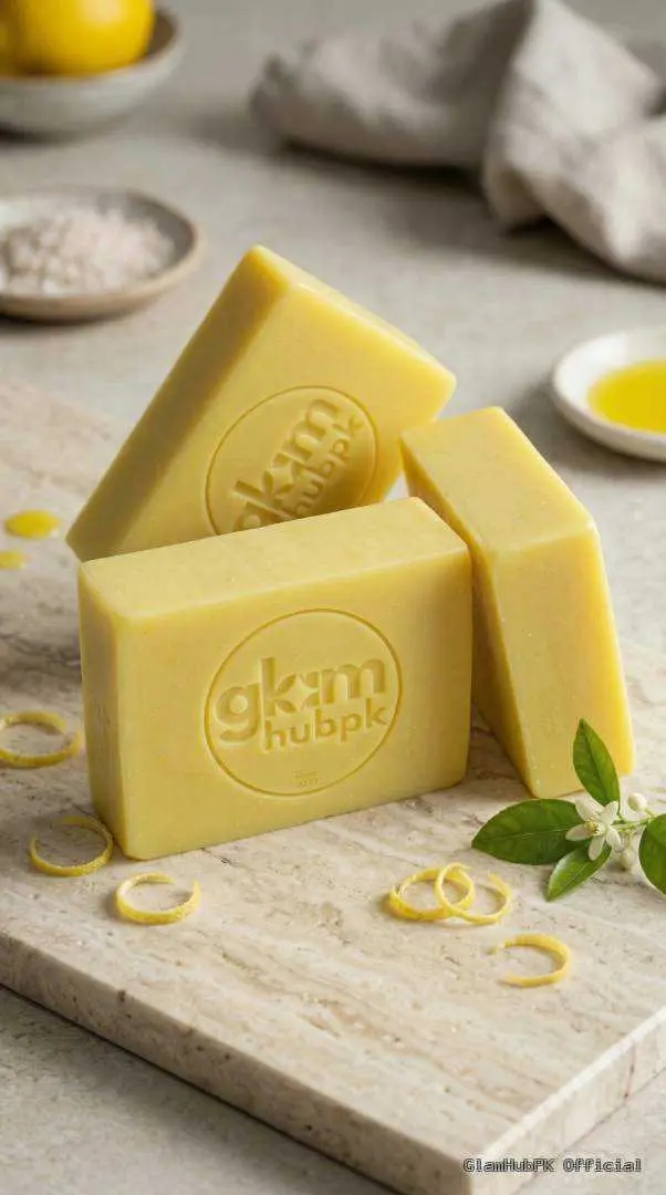 Fresh Lemon Herbal Soap Pakistan – Natural Skin Brightening | GlamHubPK