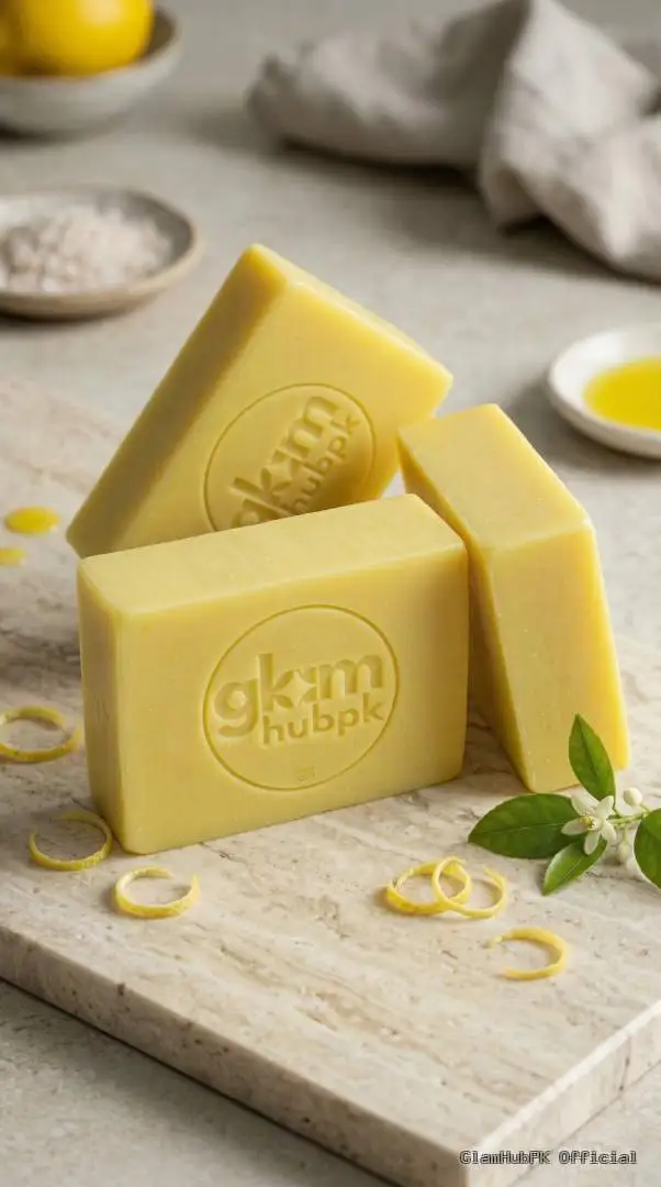 Fresh Lemon Herbal Soap Pakistan – Natural Skin Brightening | GlamHubPK