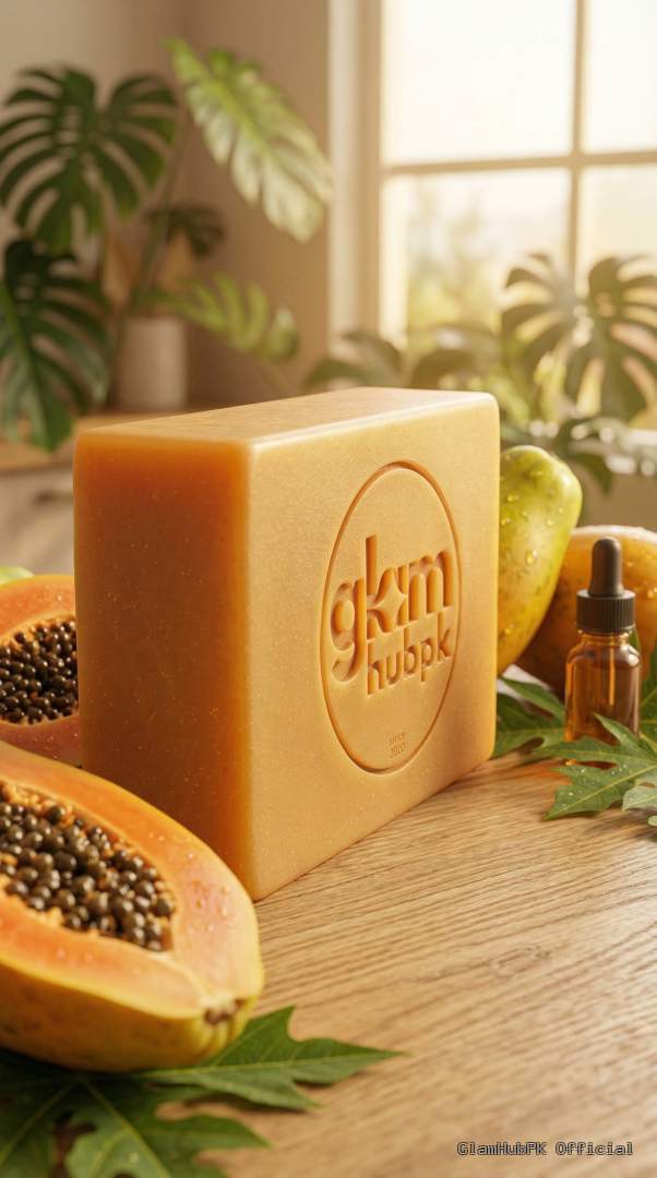 Papaya Glow Herbal Soap Pakistan – Natural Skin Brightening | GlamHubPK