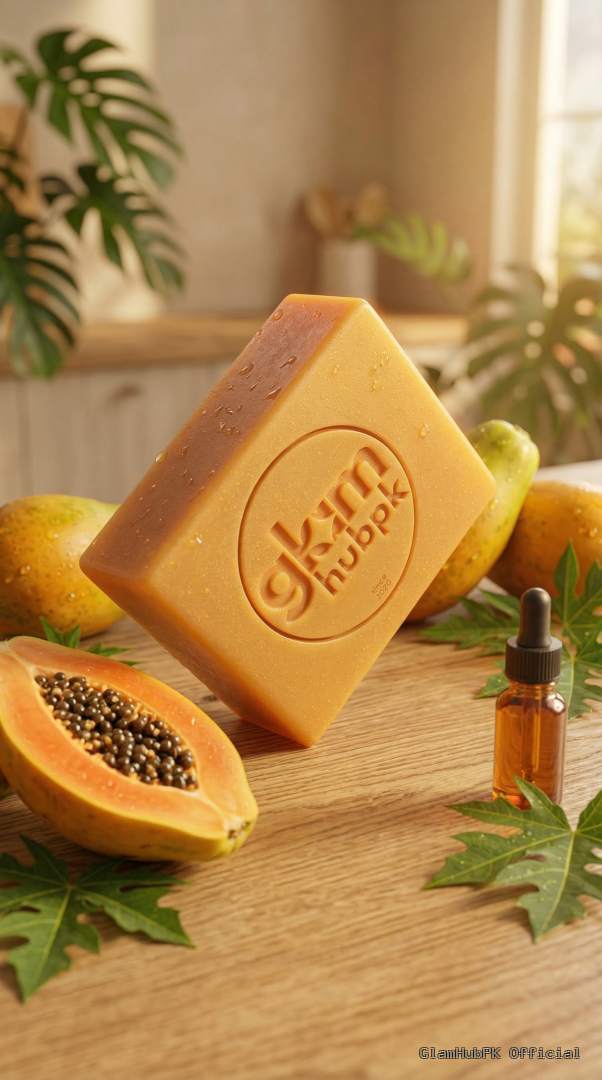 Papaya Glow Herbal Soap Pakistan – Natural Skin Brightening | GlamHubPK