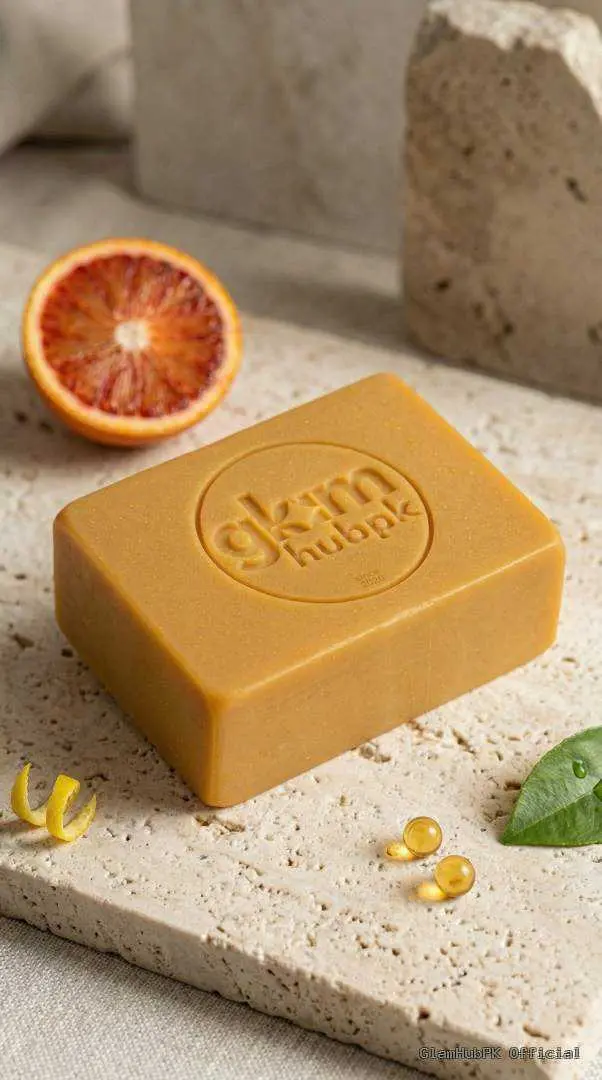 Vitamin C Glow Herbal Soap Pakistan – Natural Skin Brightening | GlamHubPK