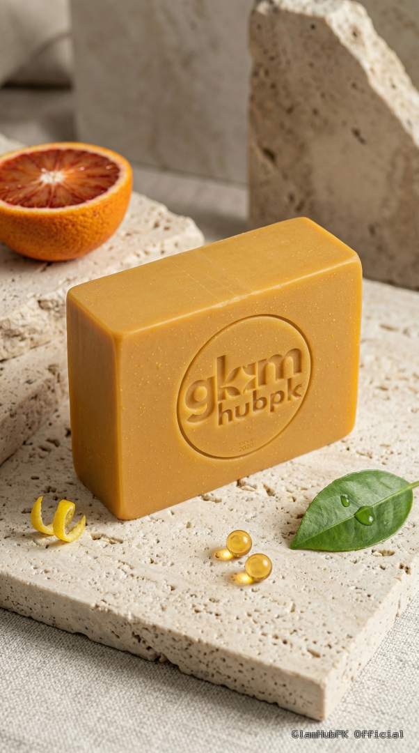 Vitamin C Glow Herbal Soap Pakistan – Natural Skin Brightening | GlamHubPK