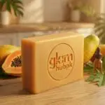 Papaya Glow Herbal Soap Pakistan – Natural Skin Brightening | GlamHubPK