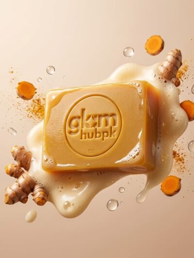 GlamHubPK Turmeric Herbal Soap 200g | Organic Skin Brightening Soap