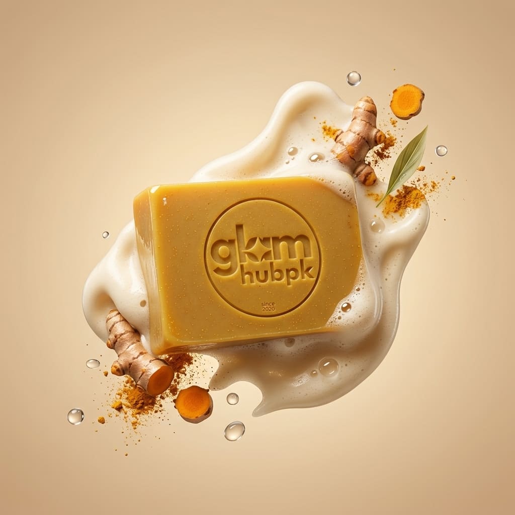 GlamHubPK Turmeric Herbal Soap 200g | Organic Skin Brightening Soap - Image 7