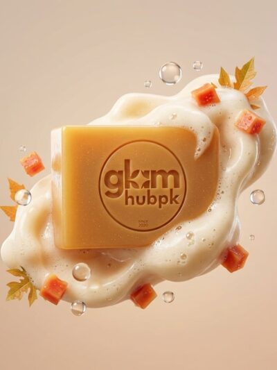 GlamHubPK Papaya Glow Soap | Natural Herbal Skin Brightening Soap