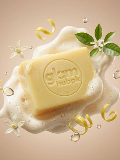 GlamHubPK Fresh Lemon Soap | Natural Herbal Skin Brightening Soap