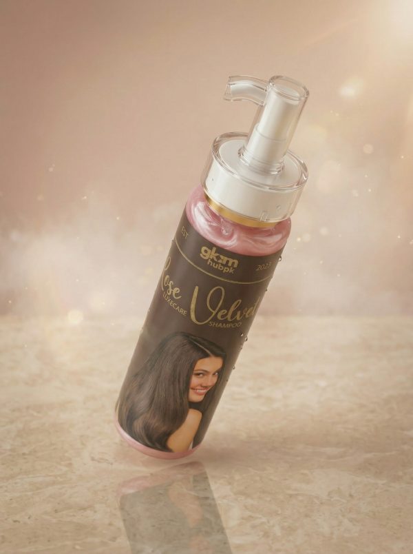 Herbal Rose Velvet Luxecare Shampoo - Sulphate-Free for Silky, Smooth & Shiny Hair