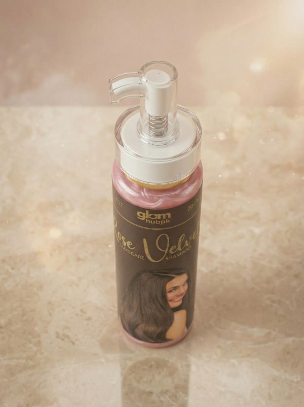 Herbal Rose Velvet Luxecare Shampoo - Sulphate-Free for Silky, Smooth & Shiny Hair