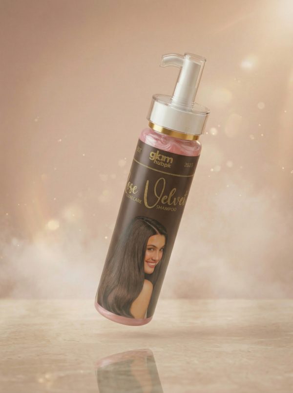 Herbal Rose Velvet Luxecare Shampoo - Sulphate-Free for Silky, Smooth & Shiny Hair