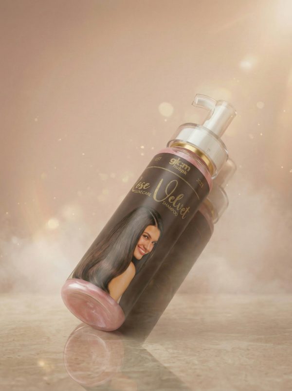 Herbal Rose Velvet Luxecare Shampoo - Sulphate-Free for Silky, Smooth & Shiny Hair