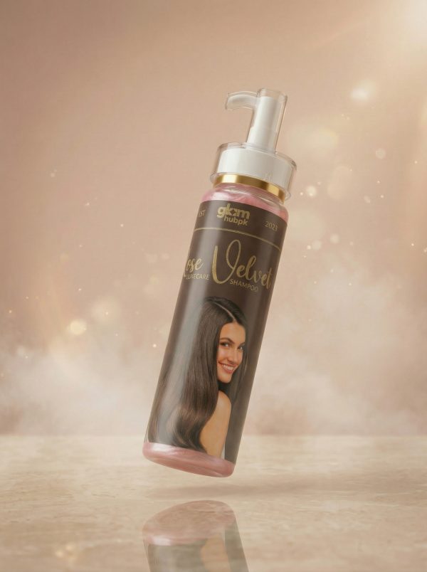 Herbal Rose Velvet Luxecare Shampoo - Sulphate-Free for Silky, Smooth & Shiny Hair